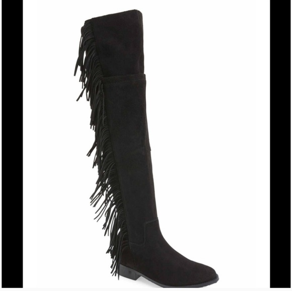 Black suede boots - Picture 2 of 2